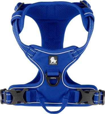 Show full view: Chai's Choice Premium Outdoor Adventure 3M Polyester Reflective Front Clip Dog Harness, Royal Blue, Medium: 22 to 27-in chest slide 6 of 12