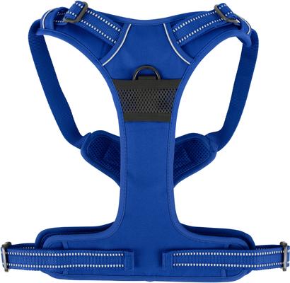 Show full view: Chai's Choice Premium Outdoor Adventure 3M Polyester Reflective Front Clip Dog Harness, Royal Blue, X-Large: 32 to 42-in chest slide 7 of 12