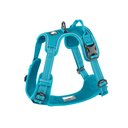 Chai's Choice Premium Outdoor Adventure 3M Polyester Reflective Front Clip Dog Harness, Teal Blue, Large: 27 to 32-in chest