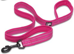 Chai's Choice Premium Outdoor Adventure Padded 3M Polyester Reflective Dog Leash, Fuchsia, 6.5-ft long, 4/5-in wide slide 2 of 3