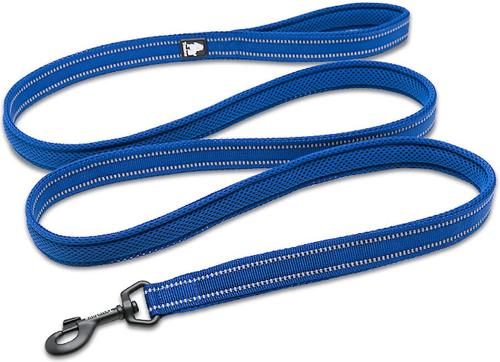 Show full view: Chai's Choice Premium Outdoor Adventure Padded 3M Polyester Reflective Dog Leash, Royal Blue, 6.5-ft long, 1-in wide slide 3 of 8