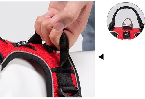 Show full view: Chai's Choice Premium Quick Release Outdoor Adventure 3M Polyester Reflective Front Clip Dog Harness, Large, Orange slide 5 of 9