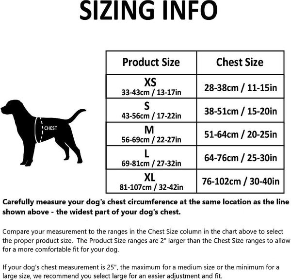 Chai's Choice Premium Quick Release Outdoor Adventure 3M Polyester Reflective Front Clip Dog Harness