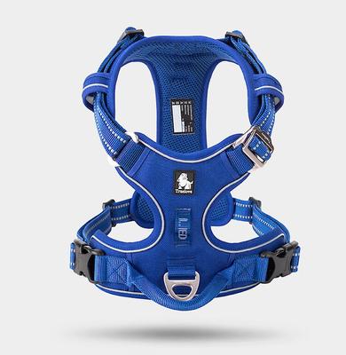 Show full view: Chai's Choice Premium Quick Release Outdoor Adventure 3M Polyester Reflective Front Clip Dog Harness, Small, Royal Blue slide 3 of 10