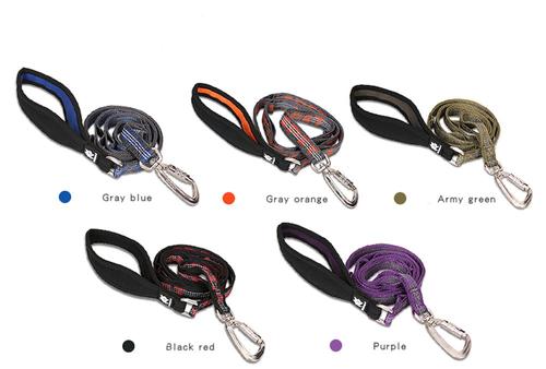 Show full view: Chai's Choice Premium Trail Runner Multi Handle Heavy Duty Training Polyester Reflective Dog Leash, Army Green, Medium: 4.5-ft long, 4/5-in wide slide 6 of 8