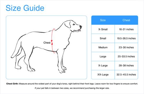 Show full view: Chai's Choice Service Dog Harness, Blue, X-Large: 28 to 38-in chest slide 3 of 11