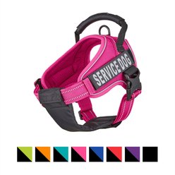 Chai's Choice Service Dog Harness, Fuchsia, Small: 19.5 to 26.5-in chest