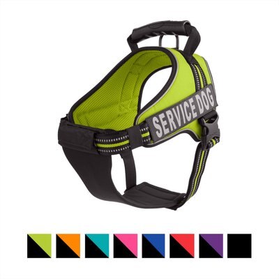 Chai's Choice Chai's Choice Service Dog Harness, Lemon Lime, X-Large: 28 to 38-in chest