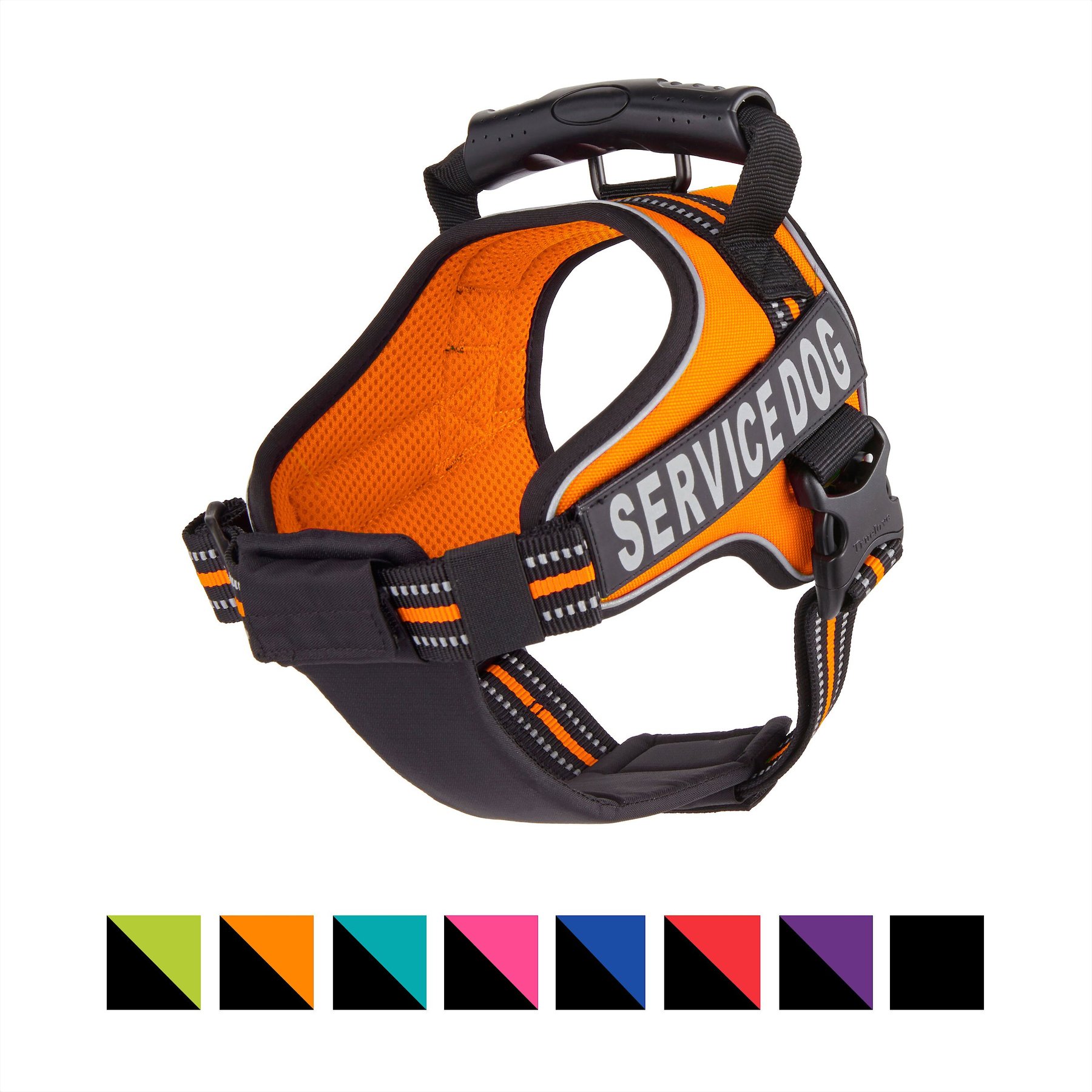 Chai's Choice Service Dog Harness, Orange, Medium: 23 to 30-in chest
