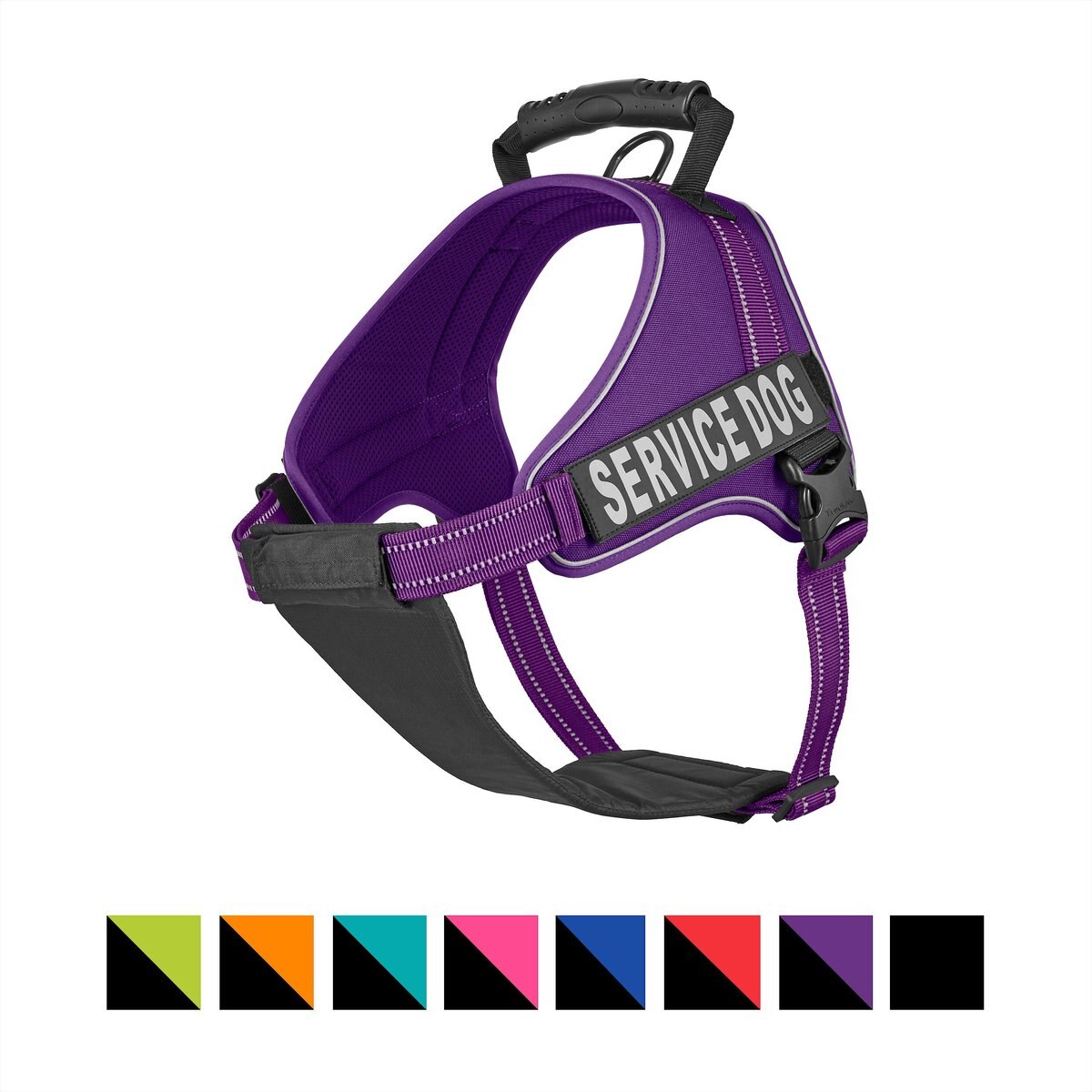 Chai's Choice Service Dog Harness, Purple, XX-Large: 32.5 to 45.5-in chest