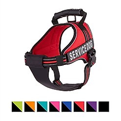 Chai's Choice Service Dog Harness, Red, Large: 25 to 33.5-in chest slide 1 of 6