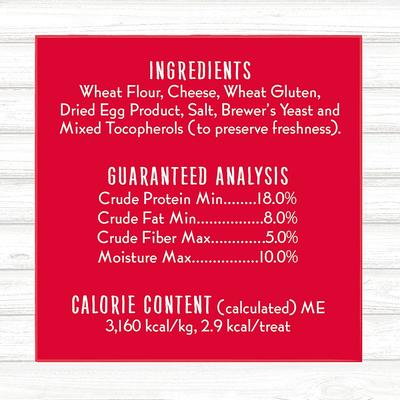 Show full view: Charlee Bear Original Crunch Cheese & Egg Crunchy Dog Treats, 6-oz bag slide 7 of 12