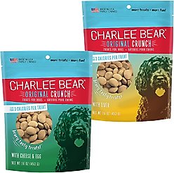 Charlee Bear Liver Flavor + Cheese & Egg Flavor Dog Treats