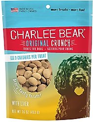 Charlee Bear Original Crunch Chicken Liver Crunchy Dog Treats, 48-oz bundle slide 2 of 9