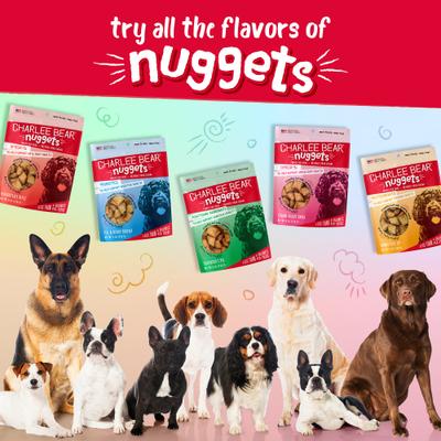 Show full view: Charlee Bear Nuggets Bearcuterie Bites Crunchy Dog Treats, 6-oz bag slide 9 of 10