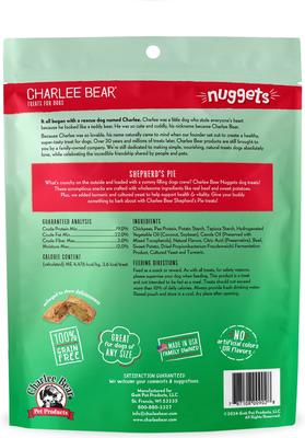 Show full view: Charlee Bear Nuggets Shepherds Pie Crunchy Dog Treats, 6-oz bag slide 4 of 11