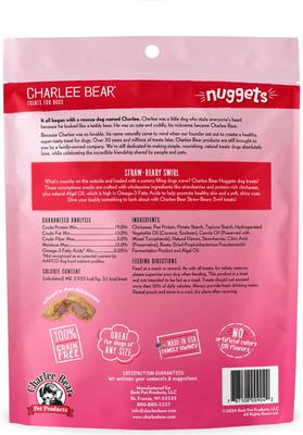 Show full view: Charlee Bear Nuggets Strawbeary Swirl Crunchy Dog Treats, 6-oz bag slide 3 of 11