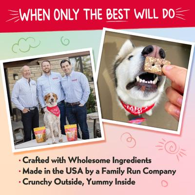 Show full view: Charlee Bear Nuggets Strawbeary Swirl Crunchy Dog Treats, 6-oz bag slide 9 of 11