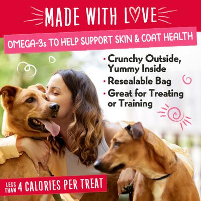 Show full view: Charlee Bear Nuggets Strawbeary Swirl Crunchy Dog Treats, 6-oz bag slide 5 of 11