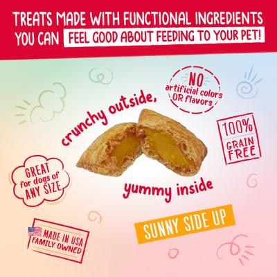 Show full view: Charlee Bear Nuggets Sunny Side Up Crunchy Dog Treats, 6-oz bag slide 7 of 11