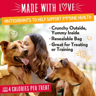 Show full view: Charlee Bear Nuggets Sunny Side Up Crunchy Dog Treats, 6-oz bag slide 5 of 11