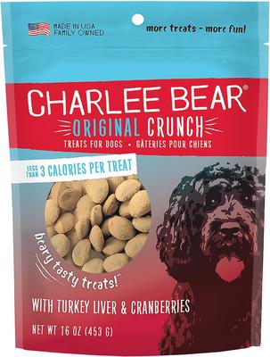 Show full view: Charlee Bear Turkey Liver & Cranberries Flavor + Chicken Soup & Garden Veggie Flavor Dog Treats slide 6 of 9