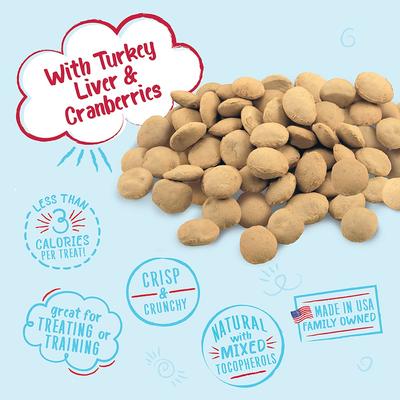 Show full view: Charlee Bear Turkey Liver & Cranberries Flavor + Chicken Soup & Garden Veggie Flavor Dog Treats slide 8 of 9