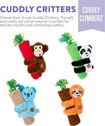 Outward Hound Cuddly Climbers Monkey Plush Dog Toy, Brown, Small slide 2 of 8