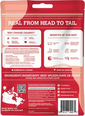 Show full view: Charmy Beef Spleen Air-Dried Dog & Cat Treats, 2.80-oz bag slide 3 of 5