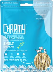 Charmy Smelt Air-Dried Dog & Cat Treats, 2.9-oz bag