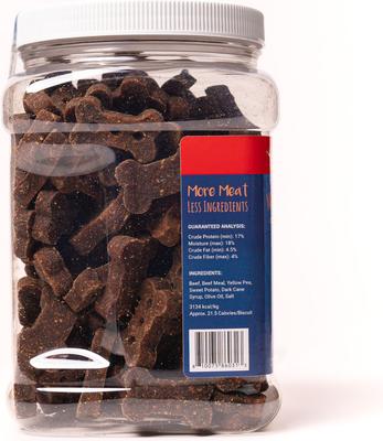 Show full view: Chasing Our Tails Better Biscuit Beef Crunchy Dog Treats, 2-lb bag slide 3 of 7