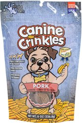 Chasing Our Tails Canine Crinkles Pork Dehydrated Dog Treats, 8-oz bag