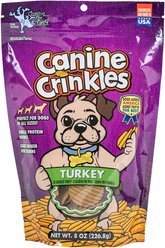 Chasing Our Tails Canine Crinkles Turkey Dehydrated Dog Treats, 8-oz bag