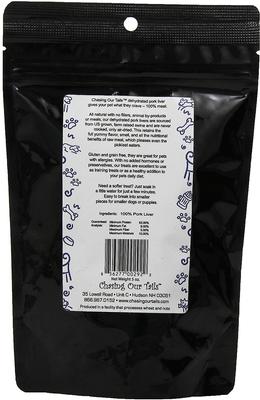Show full view: Chasing Our Tails Dehydrated Pork Liver Dog Treats, 5-oz bag slide 3 of 5