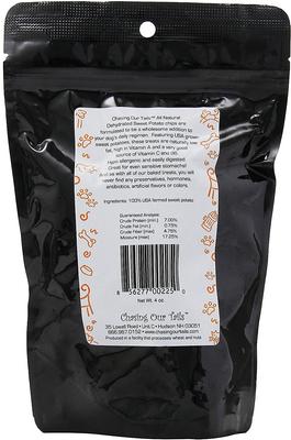 Show full view: Chasing Our Tails Dehydrated Sweet Potato All Natural Dog Treats, 4-oz bag slide 3 of 4