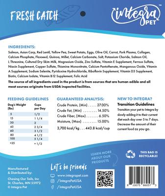 Show full view: Chasing Our Tails Integra Fresh Catch Air Dried Complete Dog Food, 2.5-lb box slide 4 of 5