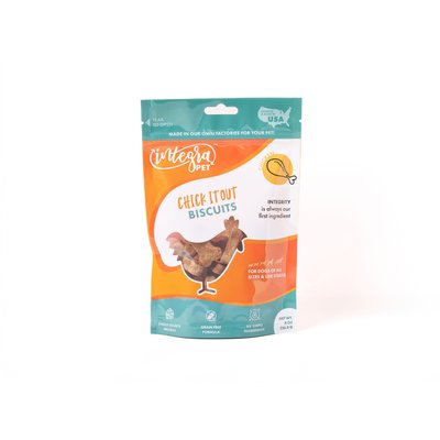 Chasing Our Tails Chasing Our Tails Integra Pet Chick It Out Biscuits Grain-Free Dog Treats, 8-oz bag