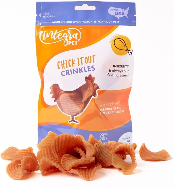 Chasing Our Tails Integra Pet Chick It Out Biscuits Grain-Free Dog Treats, 8-oz bag