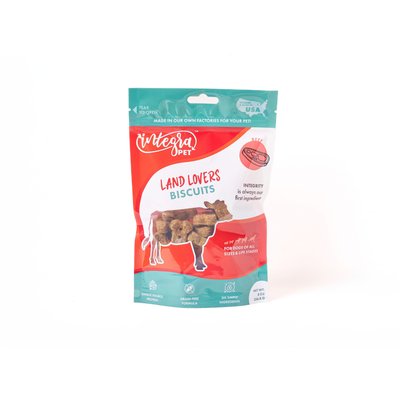 Chasing Our Tails Chasing Our Tails Integra Pet Land Lovers Biscuits Grain-Free Dog Treats, 8-oz bag