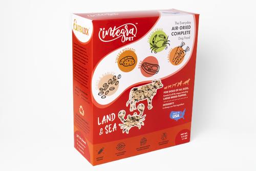 Show full view: Chasing Our Tails Integra Pet Land & Sea Air Dried Dog Food, 2.5-lb box slide 3 of 6