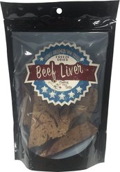 Chasing Our Tails Single Ingredient Beef Liver Freeze-Dried Dog Treats, 3-oz bag