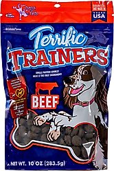Chasing Our Tails Terrific Trainers Beef Soft & Chewy Dog Treats, 10-oz bag