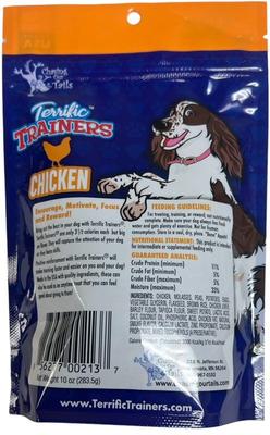 Show full view: Chasing Our Tails Terrific Trainers Chicken Soft & Chewy Dog Treats, 10-oz bag slide 3 of 3