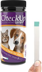 CheckUp Diabetes Check for Pets Urine Testing for Dogs & Cats, 50 strips