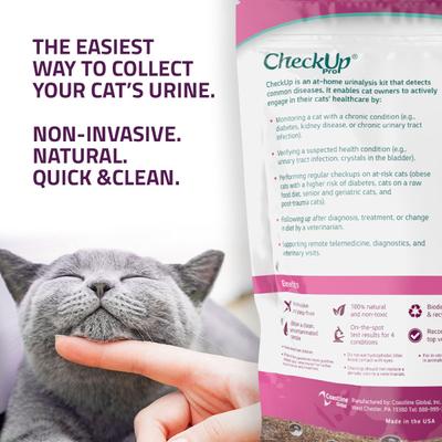 Show full view: CheckUp Pro Hydrophobic Sand Urine Collection Home Test Kit for Cats slide 4 of 8