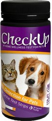 CheckUp UTI Detection for Pets Urine Testing for Dogs & Cats, 50 strips