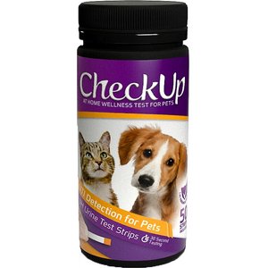 CheckUp UTI Detection for Pets Urine Testing for Dogs & Cats, 50 strips