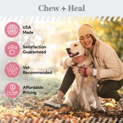 Chew + Heal Allergy Aid Soft Chew Allergy Supplement for Dogs, 180 count slide 2 of 7