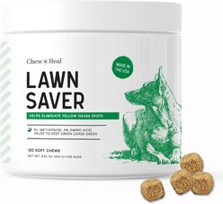 Chew + Heal Lawn Savor Soft Chew Lawn Protection Supplement for Dogs, 120 count