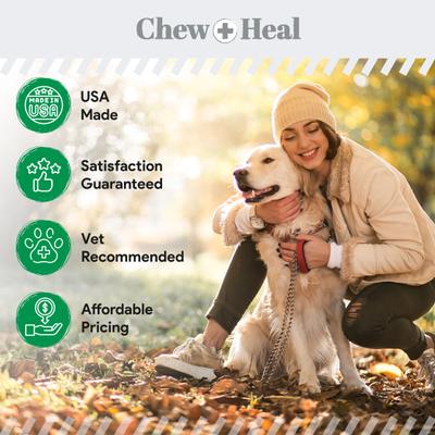 Show full view: Chew + Heal Lawn Savor Soft Chew Lawn Protection Supplement for Dogs, 240 count slide 7 of 10